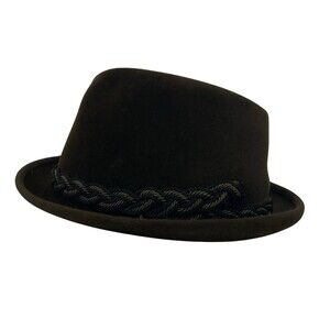 Kayson Brown Velour Fedora Hat Size. 7.25 Kayson Manhasset, NY Hand Blocked 60s